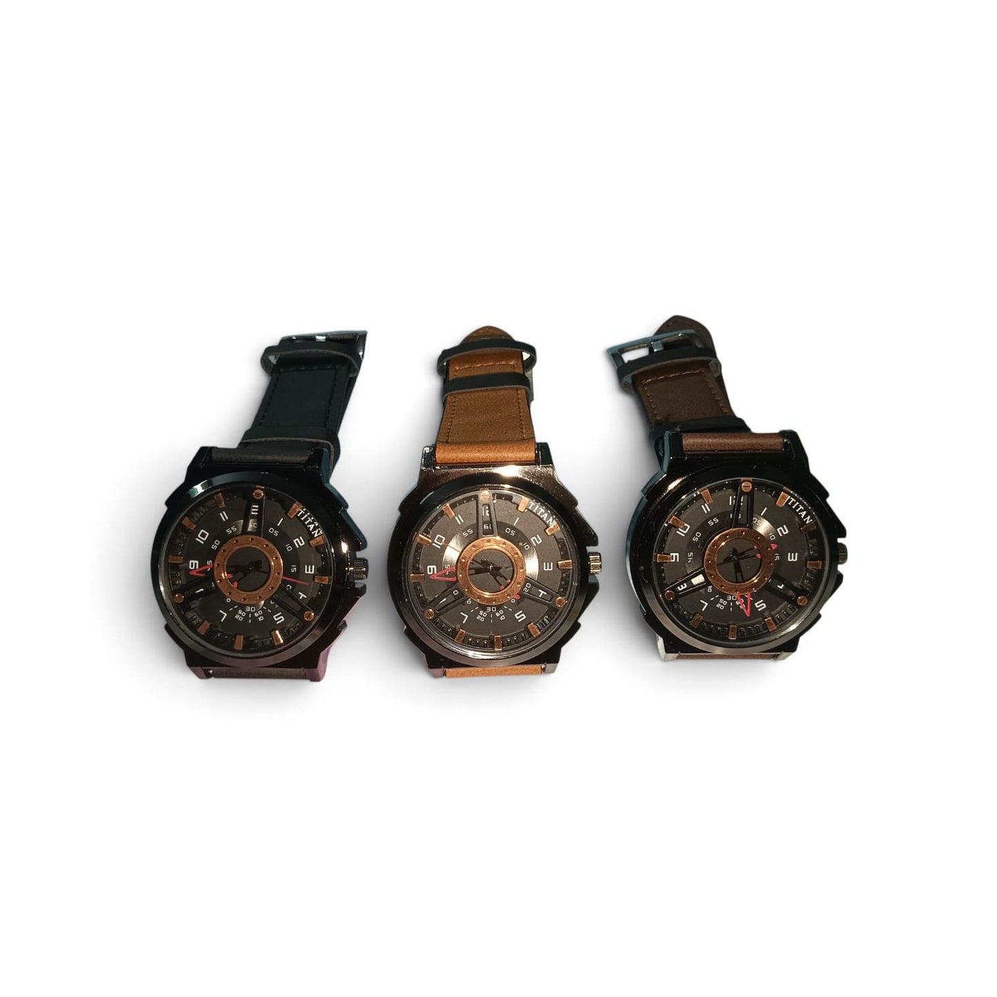 Premium Leather Strap Men's Analog Watch