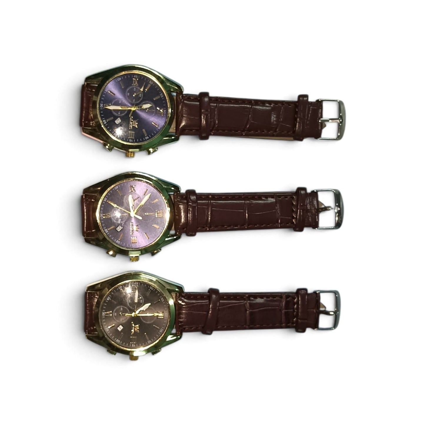 Premium Leather Strap Men's Analog Watch