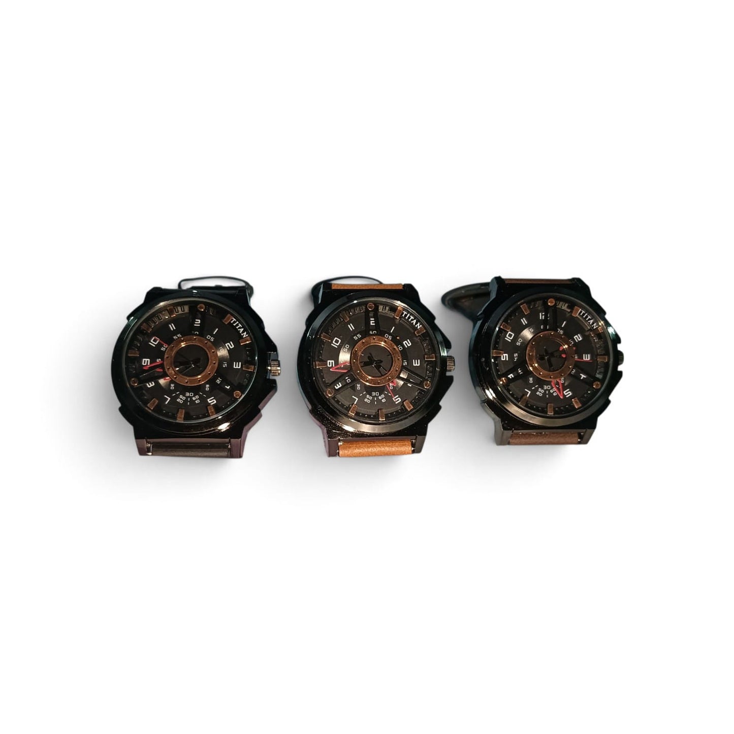 Premium Leather Strap Men's Analog Watch